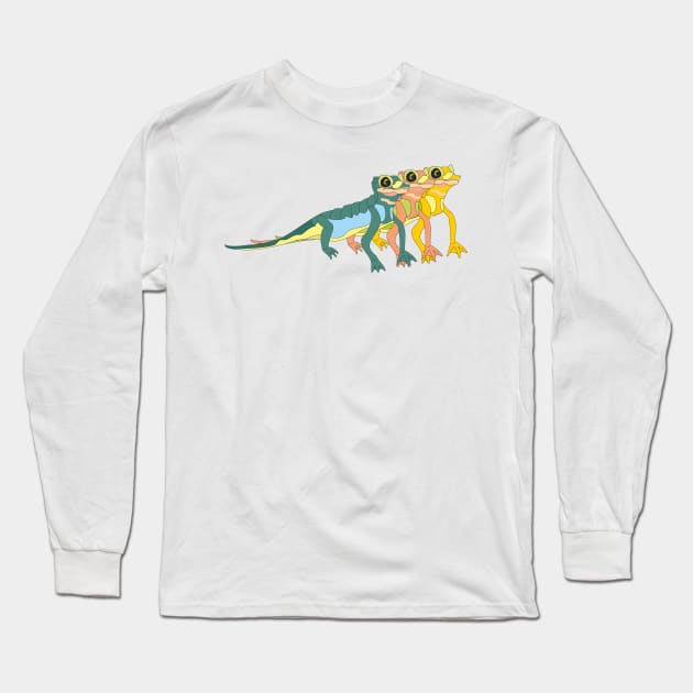 lizards Long Sleeve T-Shirt by Alekvik